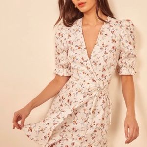 Reformation Carmelo wrap dress